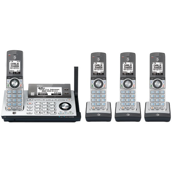 ATT ATTCLP99486 DECT 6.0 Connect-to-Cell(TM) 4-Handset Phone System with Dual Caller ID-Call Waiting