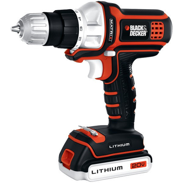 BLACK & DECKER BDCDMT120 Matrix(TM) 20-Volt Lithium Drill-Driver