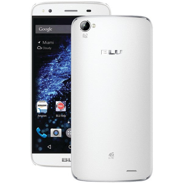 BLU D0030UUWHITE Dash X Plus LTE Smartphone