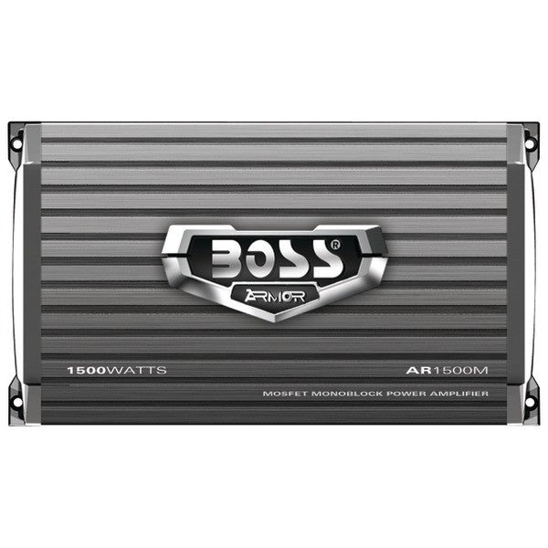 BOSS AUDIO AR1500M Armor Series Monoblock MOSFET Power Class AB Amp (1,500 Watts)
