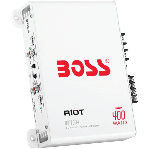 BOSS AUDIO MR1004 Riot Series Marine Class AB Amp (4 Channels, 400 Watts)