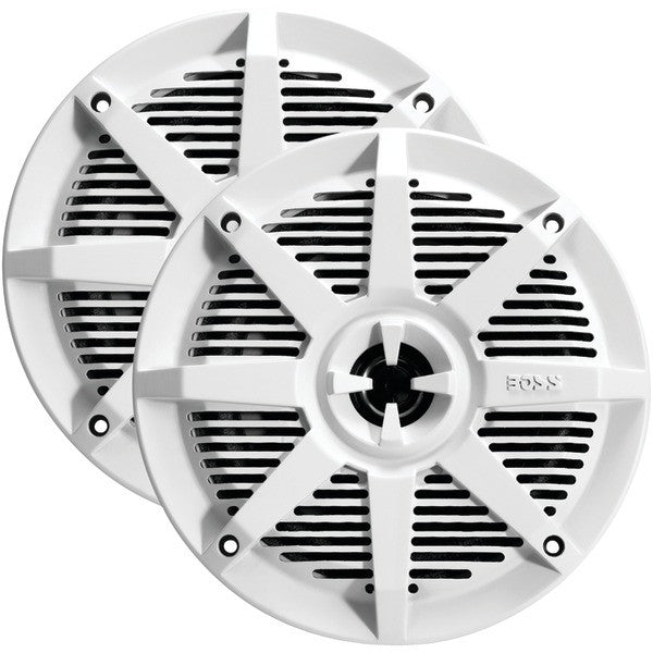 BOSS AUDIO MR52W 2-Way Full-Range Marine Speakers (5.25", White)