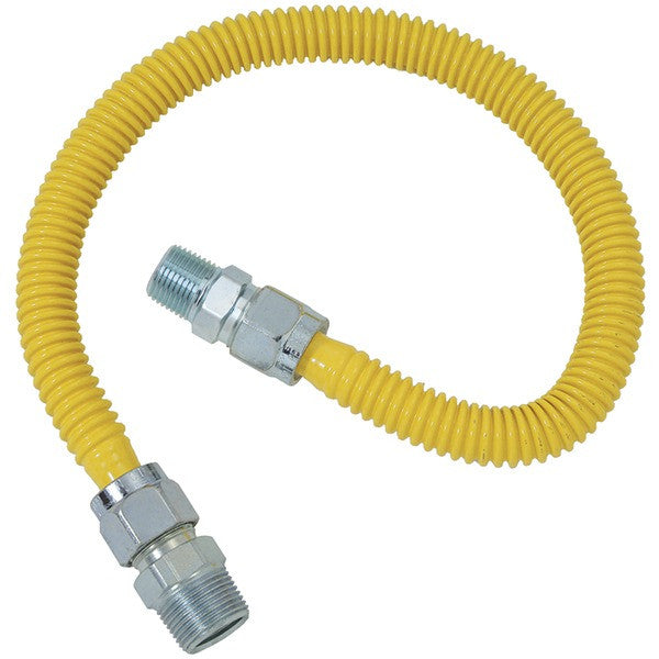 BRASSCRAFT CSSC14-36 Gas Range & Gas Furnace Flex-Line (5-8" OD (3-4" MIP x 1-2" MIP) x 36")