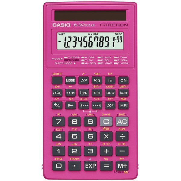 CASIO FX-260SLR-PK Scientific Calculator