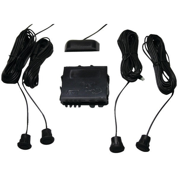 CRIMESTOPPER CA-5010.II.MBS Parking-Sensor System with Top Display (With Metal Bumpers)