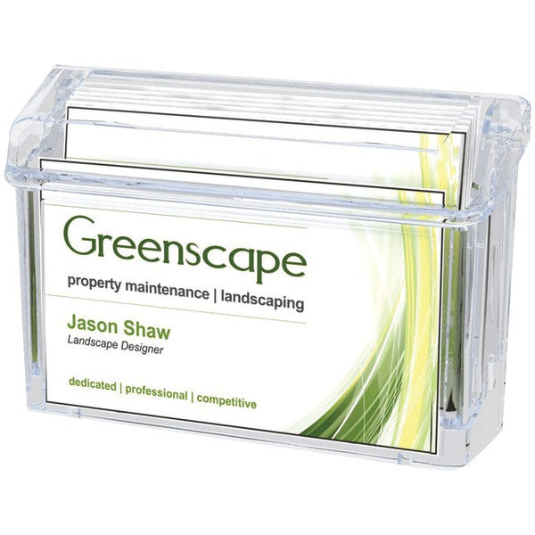 DEFLECTO 70901 Grab-A-Card(R) Outdoor Business Card Holder