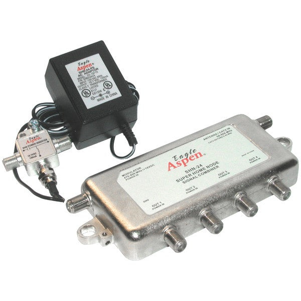 EAGLE ASPEN 500183 Signal Combiner-Amplified 4-Way Splitter
