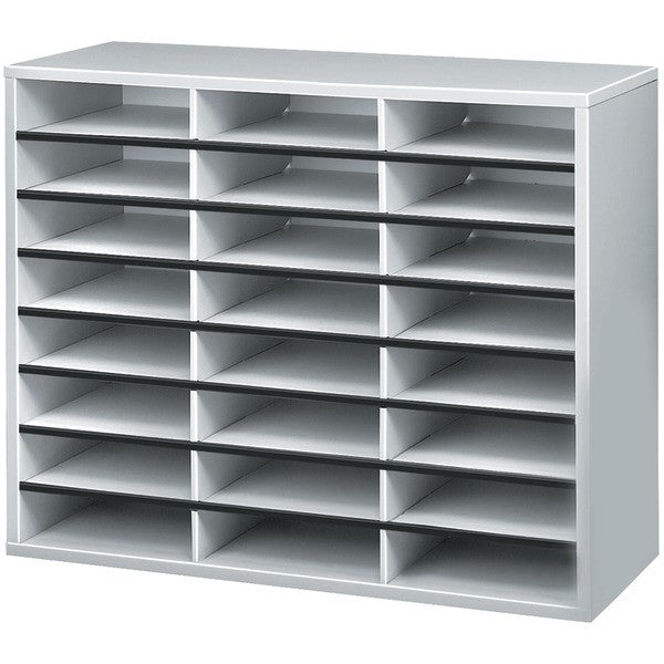 FELLOWES 25041 Literature Organizer (24-Compartment Sorter)