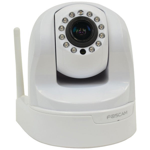 FOSCAM FI9826PW FI9826P Plug & Play 1.3 Megapixel 3x Optical Zoom H.264 Pan-Tilt Wireless IP Camera (White)
