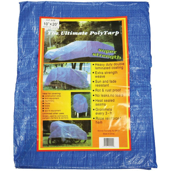 HOWARD BERGER V1020 Reinforced Plastic Tarp (10ft x 20ft)
