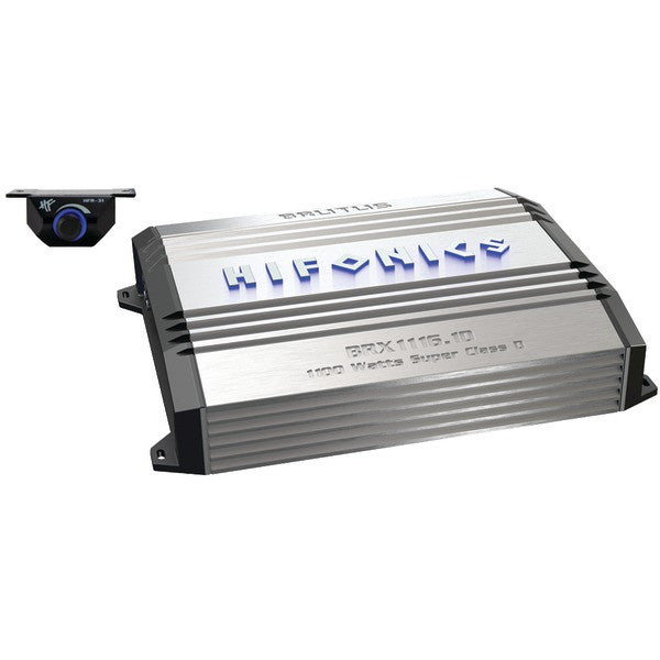 HIFONICS BRX1116.1D Brutus(R) Monoblock Super D-Class(TM) Amp (1,100 Watts)