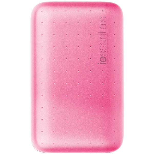 IESSENTIALS IEC-PB6-PK 6,000mAh Power Bank with UL Battery Pack (Pink)