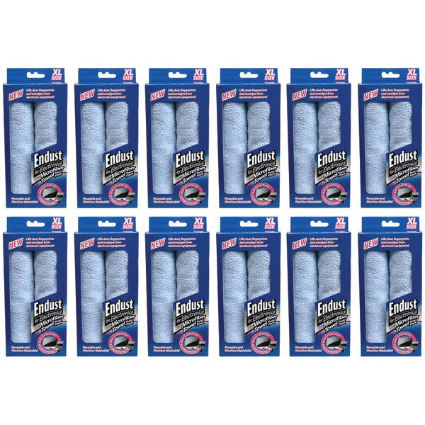 Endust 11421 Microfiber Towels, 6 Pk