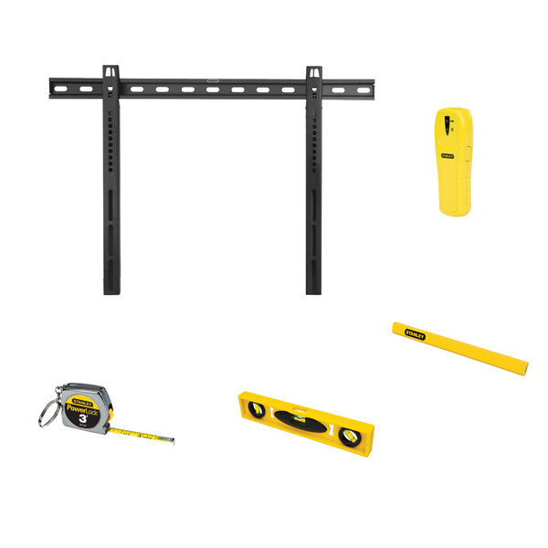 Stanley 40" - 65" Fixed Tv Mount Bundle