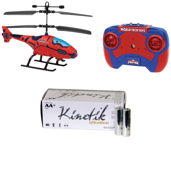 Marvel 34896 Ultimate Spider-man Ir Herocopter Helicopter & Kinetic 50 Pk Aa