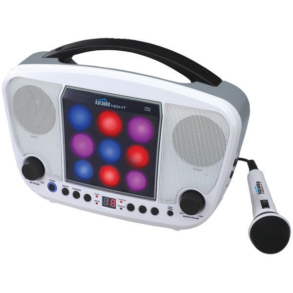 KARAOKE NIGHT KN103 CD Sing-a-Long Karaoke with LED Light Show