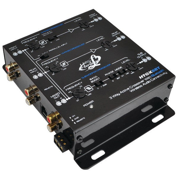 LANZAR HTGX6BT 3-Way Active Crossover with Bluetooth(R) Audio Connectivity