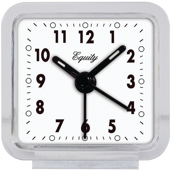 EQUITY BY LA CROSSE 21038 Clear Quartz Alarm Clock