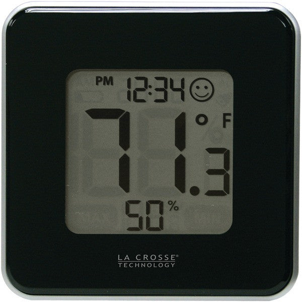 LA CROSSE TECHNOLOGY 302-604B-TBP Indoor Comfort Level Station (Black)