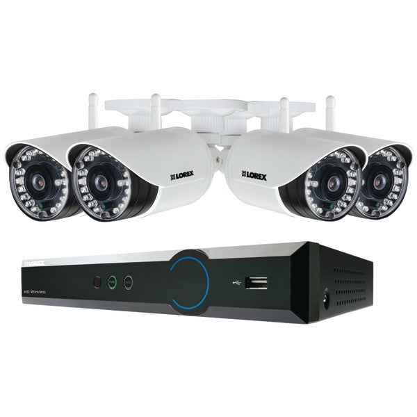 LOREX LH04141TC4W 4-Channel HD 1TB DVR with 4 Wireless Cameras