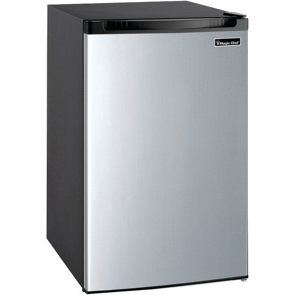 MAGIC CHEF MCBR440S2 4.4 Cubic-ft Refrigerator (Stainless Look)