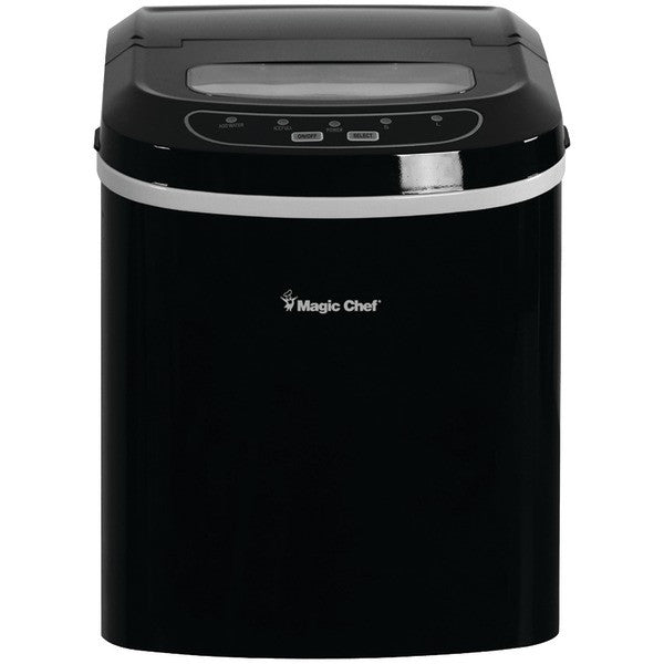 MAGIC CHEF MCIM22B 27lb-Capacity Ice Maker (Black)