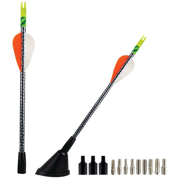 AMMO TENNA ARCF 9" Arrow Replica Antenna with Fiberglass Mast (Carbon Fiber)