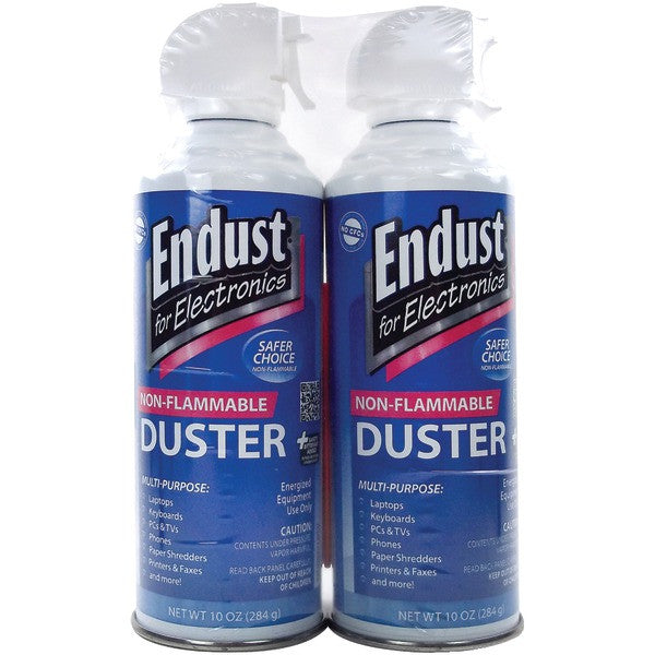 ENDUST 248050 Electronics Duster (10oz; Non-Flammable; with Bitterant; 2 pk)
