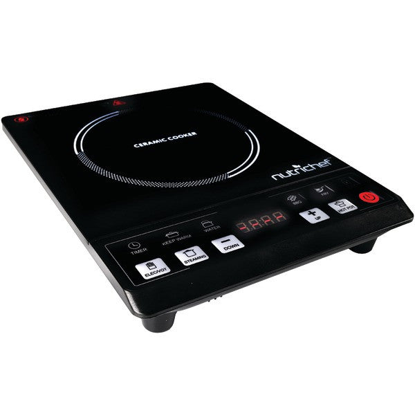 NUTRICHEF PKST14 Ceramic-Induction Electric Glass Burner Cooktop