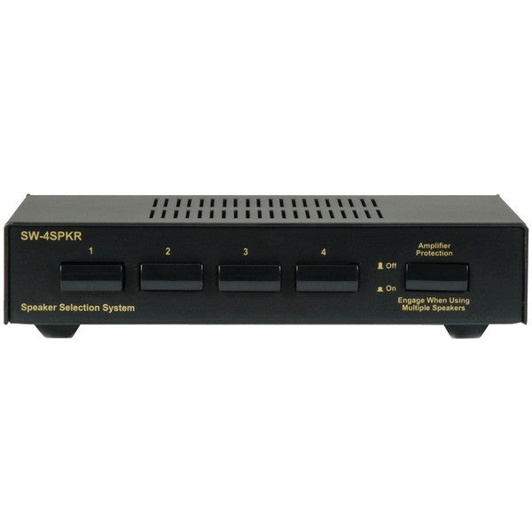 PRO-WIRE SW-4SPKR Impedance-Compensating Speaker Switcher