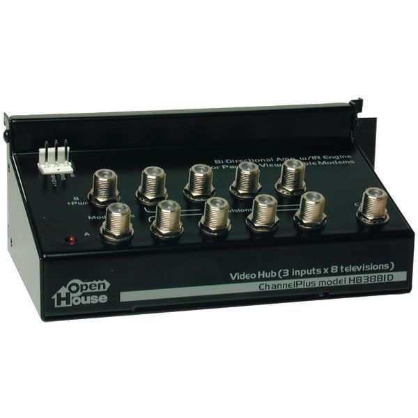 OPEN HOUSE H838BID 3 x 8 Video Distribution System with IR Engine