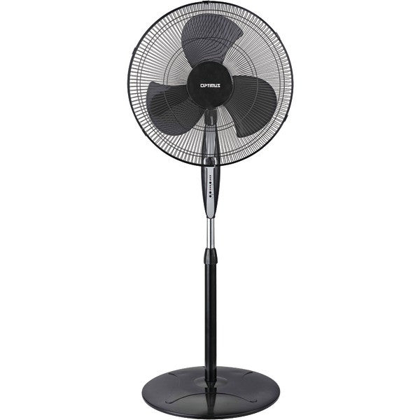 OPTIMUS F-1872BK 18" Oscillating Stand Fan with Remote