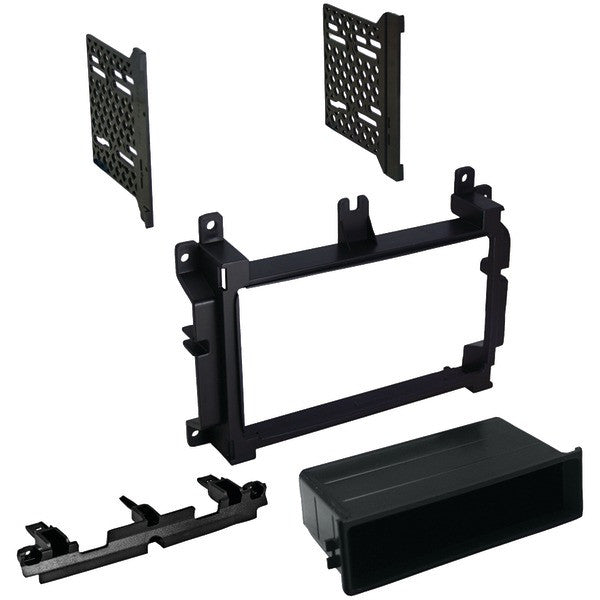 BEST KITS BKCDK658 Dodge(R) Durango-Jeep(R)-Eagle(R) Grand Cherokee 2014-2015 with 4.3" Screen Double-DIN-Single-DIN with Pocket Kit