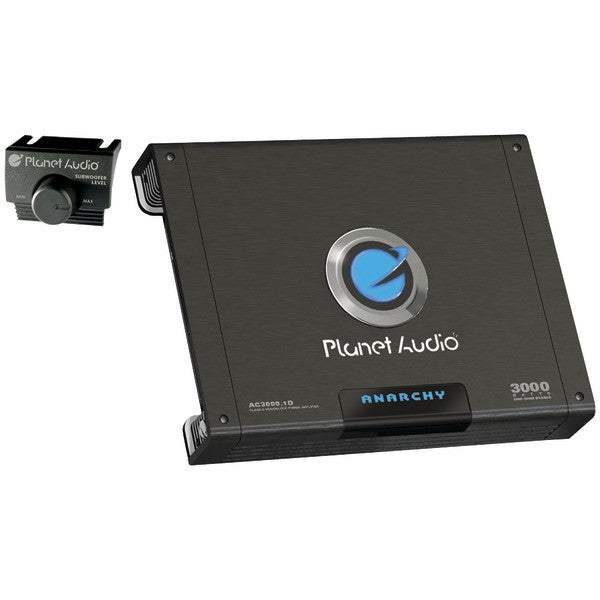 PLANET AUDIO AC3000.1D ANARCHY Monoblock Class D Amp (3,000 Watts max, 1,000 Watts x 1 @ 4ohm )