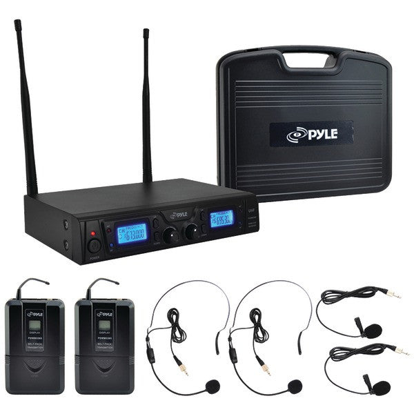 PYLE PDWM3365 Premier Series Rack-Mount UHF Wireless Microphone System