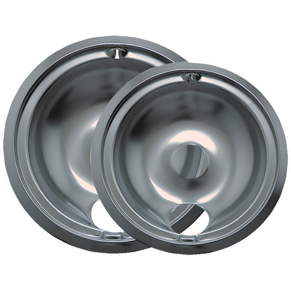 RANGE KLEEN 139402XCD5 Chrome Drip Pans, 2 pk (Style B)