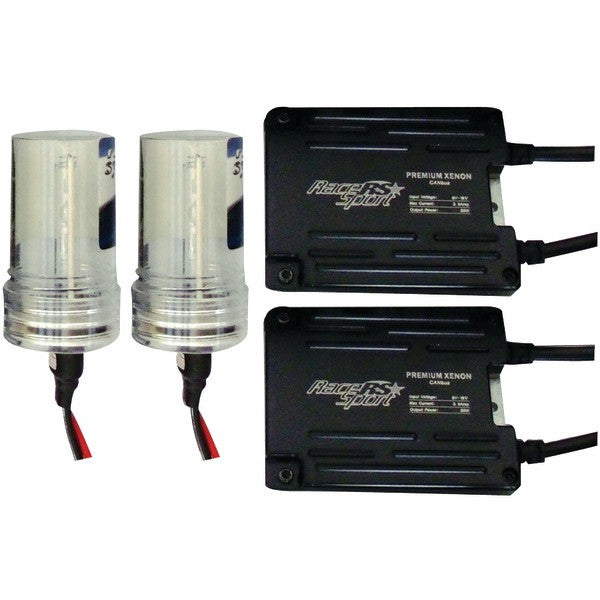 RACE SPORT 9006-6K-G5-CANBUS GEN5 HID 6000K 55-Watt SLIM CANbus (9006, Ballast & SLIM)