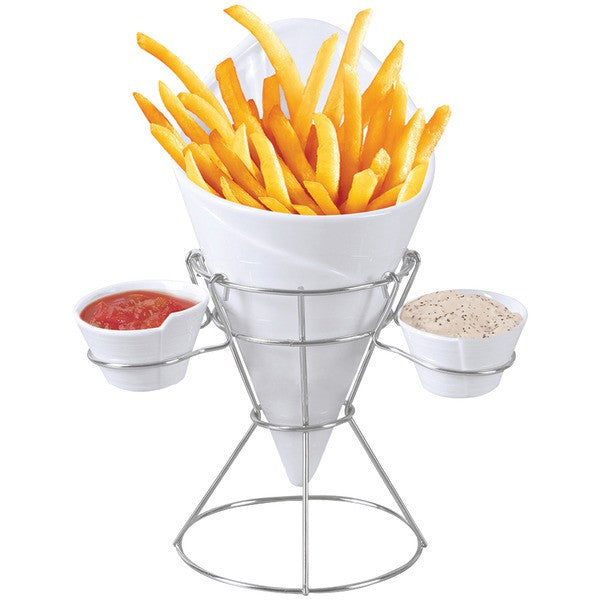Starfrit Gourmet 080807-006-0000 French Fry & Dip Serving Dish