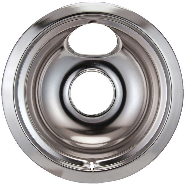 STANCO 5075-6 Chrome Locking-Notch Drip Pan (6")