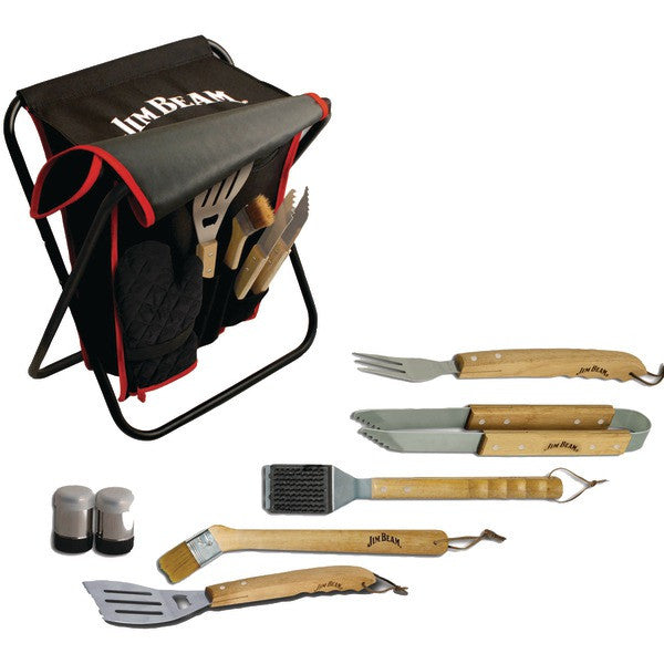 JIM BEAM JB0103 9-Piece Grilling Set