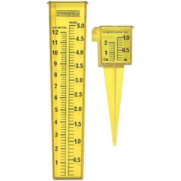 SPRINGFIELD 90107 2-In-1 Sprinkler Gauge & Rain Gauge