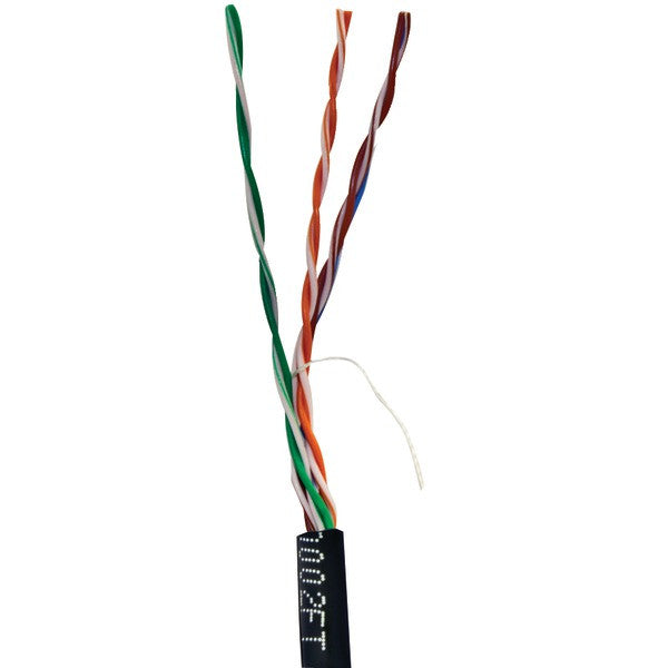 VERICOM MBW5U-01440 CAT-5E UTP Solid Riser CMR Cable, 1,000ft (Black)