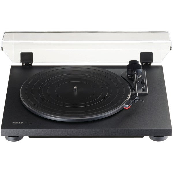 TEAC TN-100-B 3-Speed Analog Auto-Return Turntable (Black)