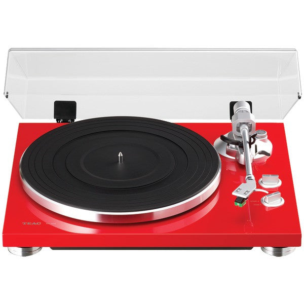 TEAC TN-300-R 2-Speed Analog Turntable (Red)