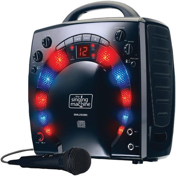 THE SINGING MACHINE SML283BK Portable Karaoke Systems (Black)