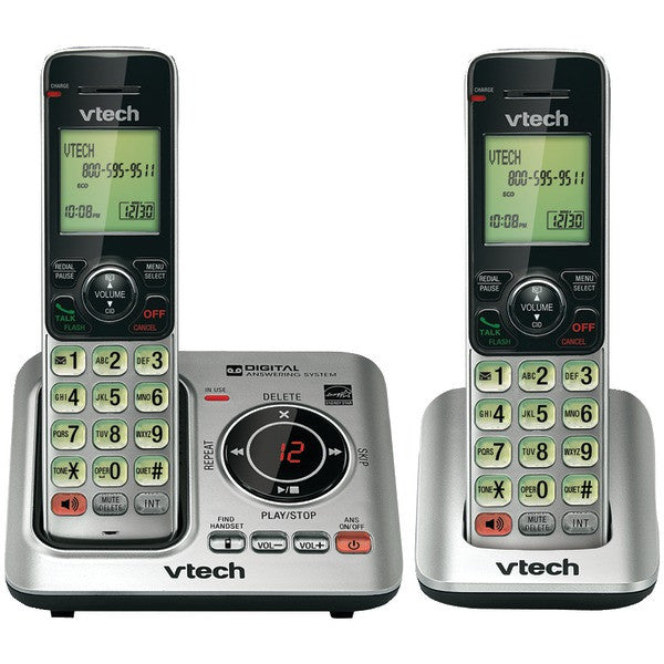 VTECH VTCS6629-2 DECT 6.0 Expandable Speakerphone with Caller ID (2-Handset System)