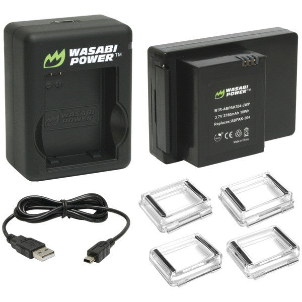 WASABI POWER BCH-ABPAK304-DC-AHBBP301 GoPro(R) HERO(R)3-HERO(R)3+ Extended Battery