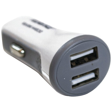 IWERKZ 44630 2.1-Amp Dual-Port USB Car Charger (White)