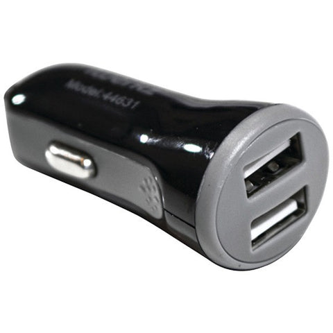 IWERKZ 44631 2.1-Amp Dual-Port USB Car Charger (Black)