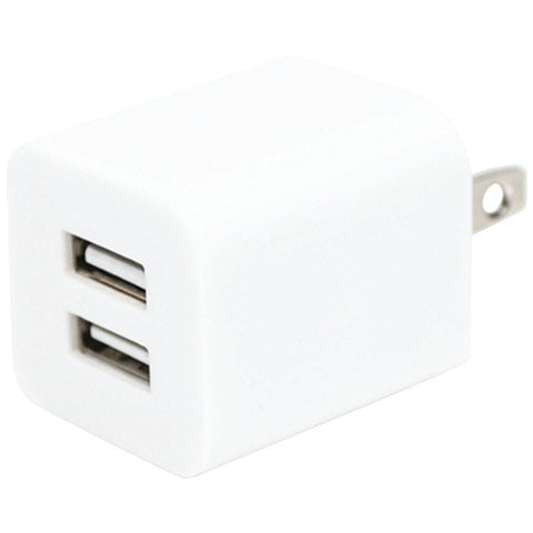 IWERKZ 44635 2-Amp Dual-Port USB Wall Charger (White)